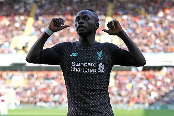 Sadio Mane celebrates his goal against Burnley in gameweek 4