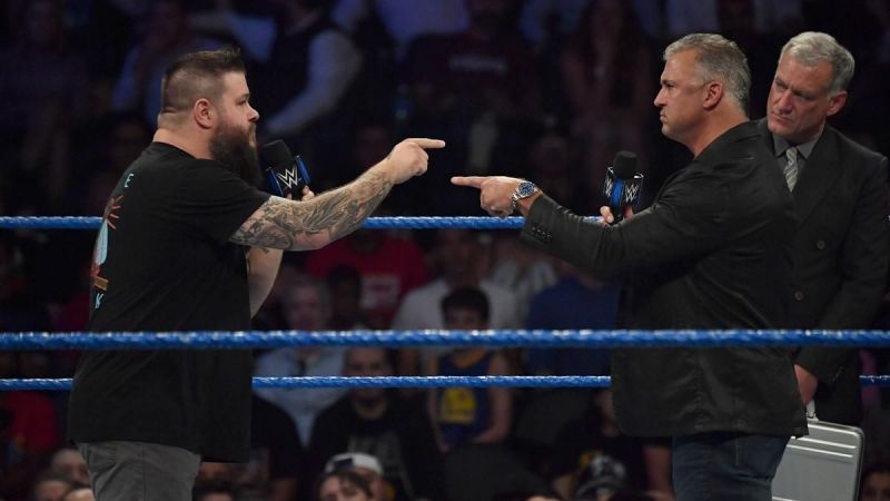Kevin Owens and Shane McMahon began feuding in 2017
