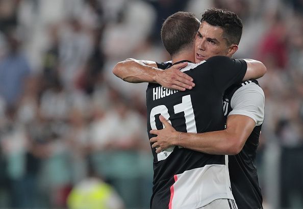 Ronaldo and Higuain.