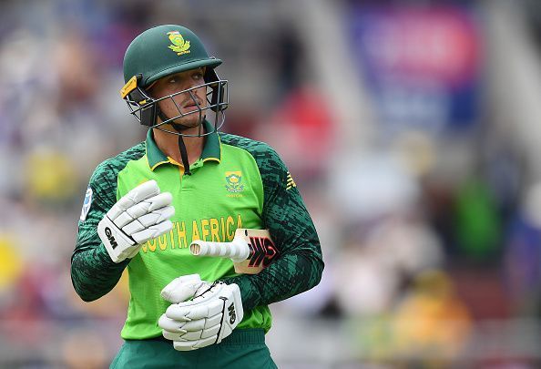 South Africa captain Quinton de Kock.