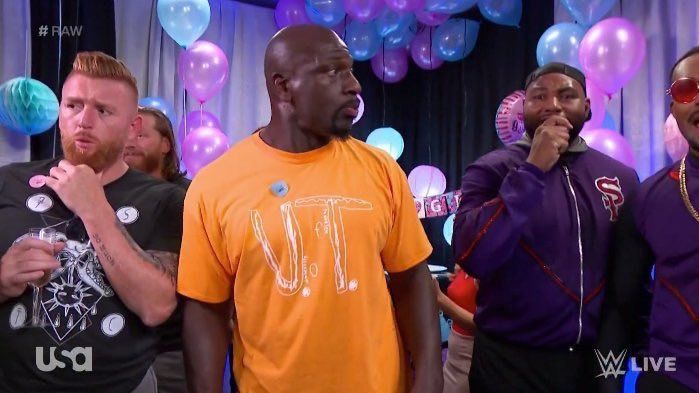 Titus O&#039;Neil&#039;s t-shirt definitely stood out on RAW