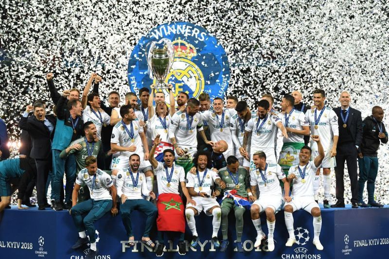 2017-18 winners Real Madrid