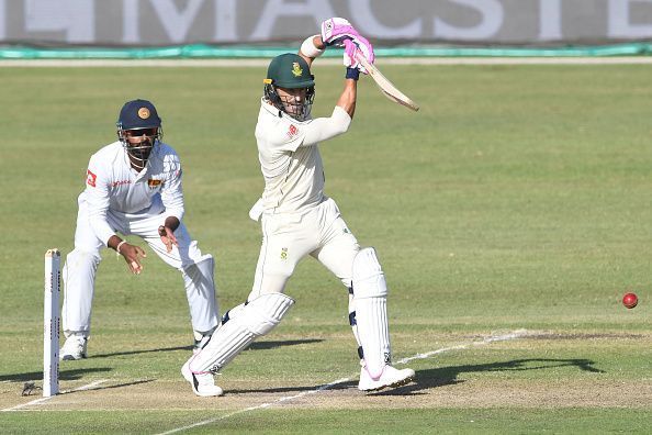 Faf du Plessis averages 8.57 in Tests in India.