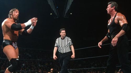 Triple H and Mr McMahon were two important characters during the Attitude Era