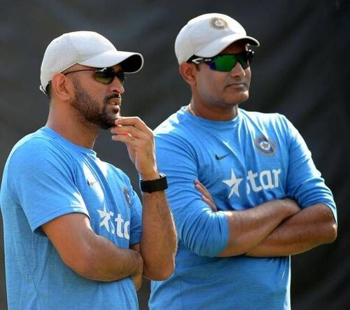 Dhoni and Kumble