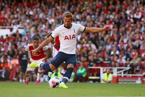 Harry Kane would look to continue his England form with Tottenham