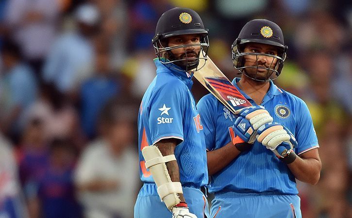 Shikhar Dhawan and Rohit Sharma