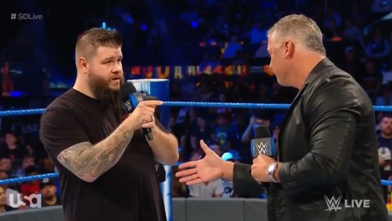 Kevin Owens had a proposal for Shane McMahon