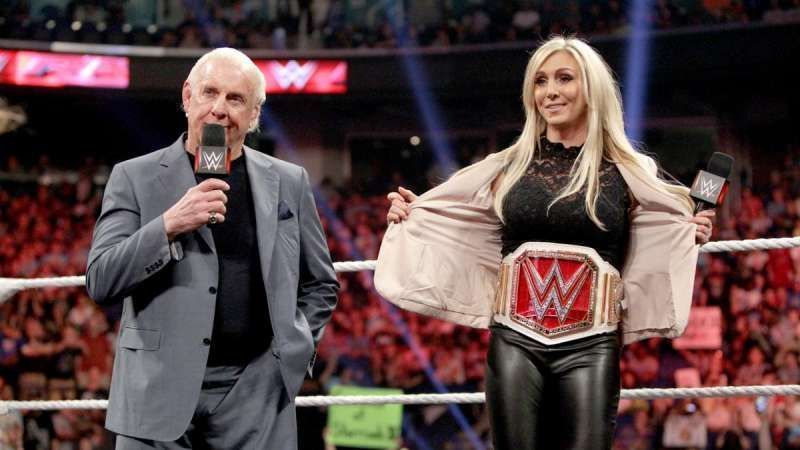 Ric and Charlotte Flair