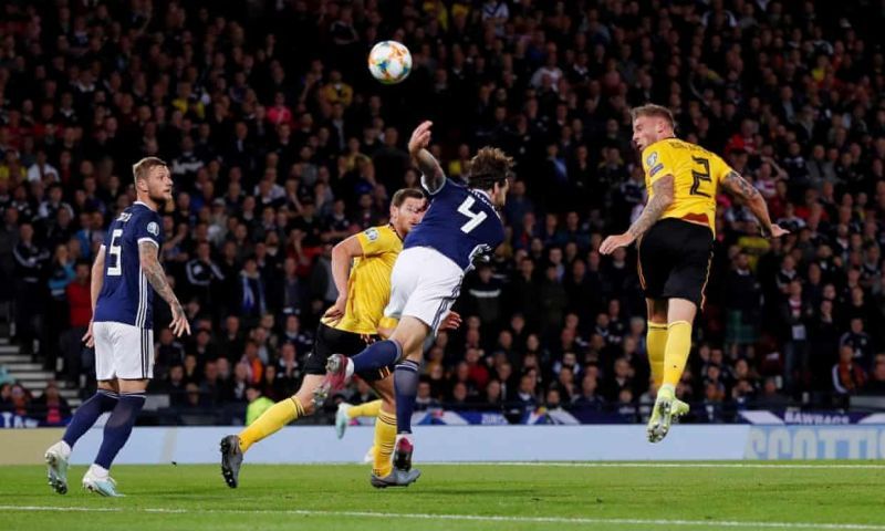 Toby Alderweireld scored Belgium&#039;s second goal from a corner-kick.