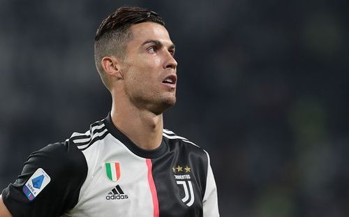 Cristiano Ronaldo in action for Juventus.