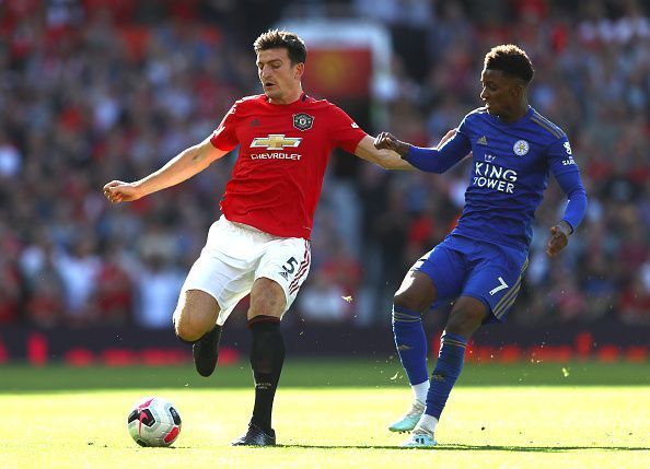 Harry Maguire had a great game against his former team.