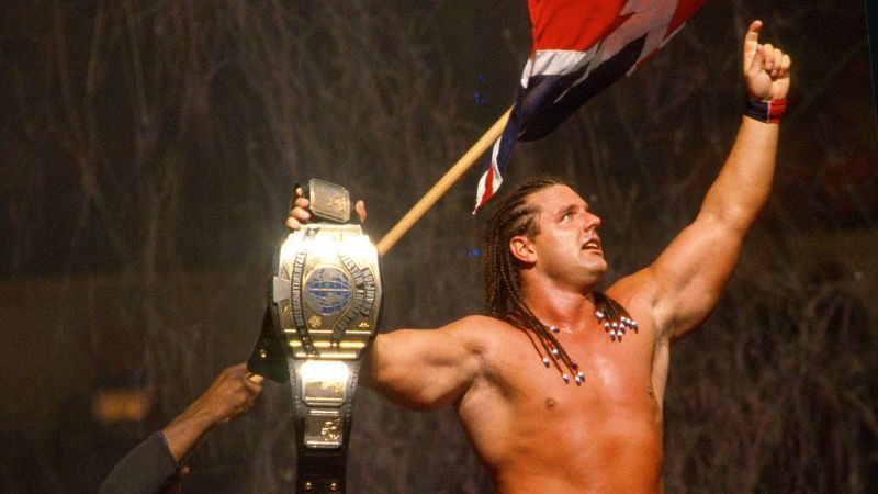 British Bulldog defeated Bret Hart to win the IC Title at Wembley Stadium.