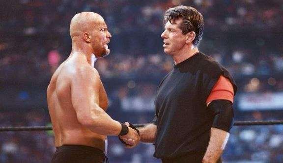 Austin&#039;s heel turn would see him align with his mosted hated foe, Mr McMahon at WrestleMania 17.