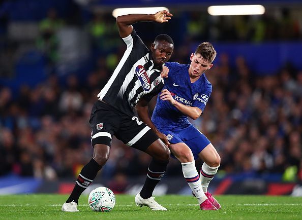 Scottish midfielder Billy Gilmour showed immense composure in midfield