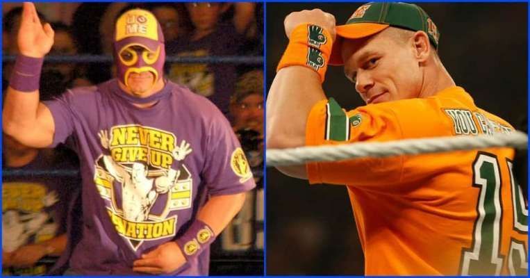 John Cena wore a mask at some point in 2010 under the name Juan Cena, on NXT