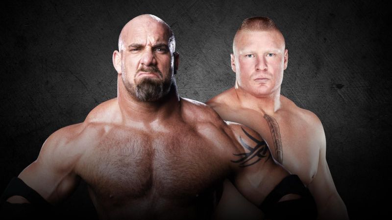 Brock Lesnar and Goldberg