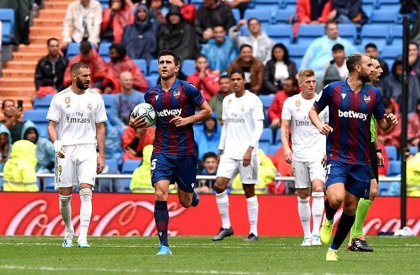 Levante improved massively in the second half