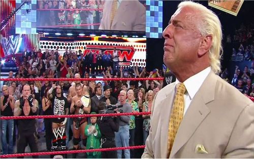 Flair's retirement ceremony