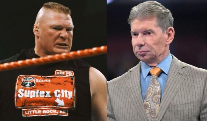 Lesnar and Mr.McMahon