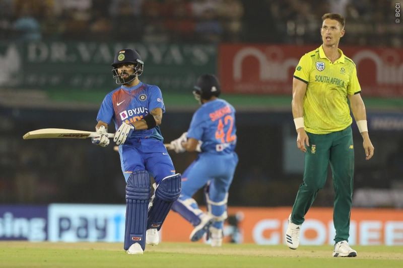 The South African bowling attack failed to put the brakes on India's chase