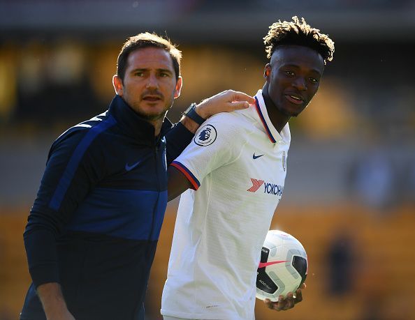 Tammy Abraham scored his first Premier League hat-trick against Wolverhampton Wanderers