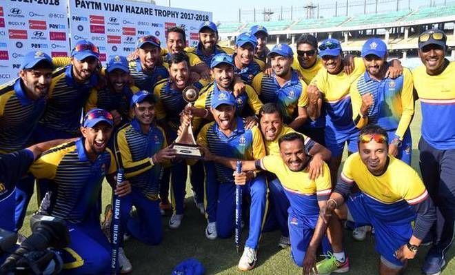 Karnataka finished as champions of the 2017-18 edition