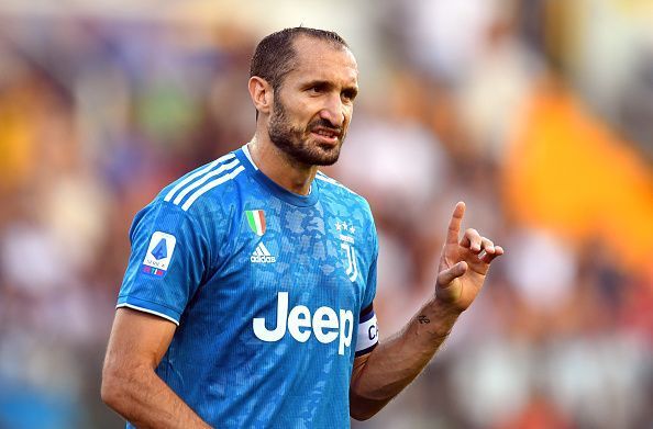 Juventus captain Giorgio Chiellini - Long term absentee