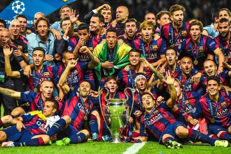 2014-15 winners Barcelona
