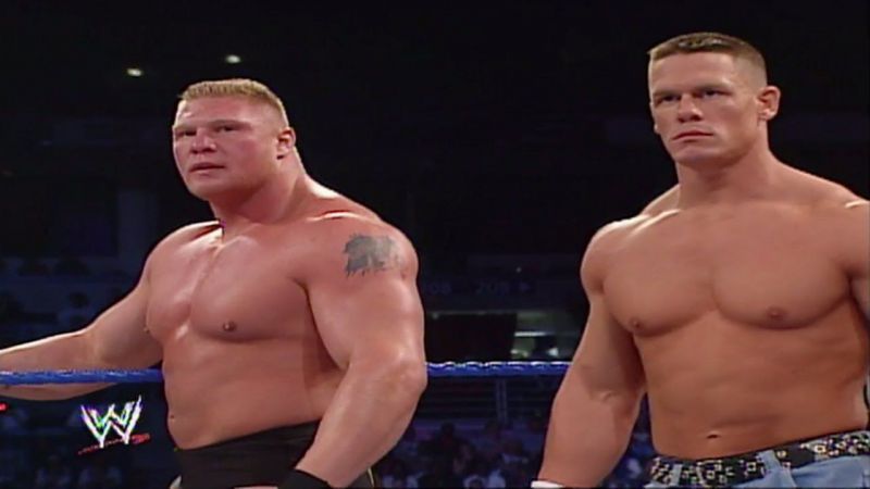 Brock Lesnar and John Cena