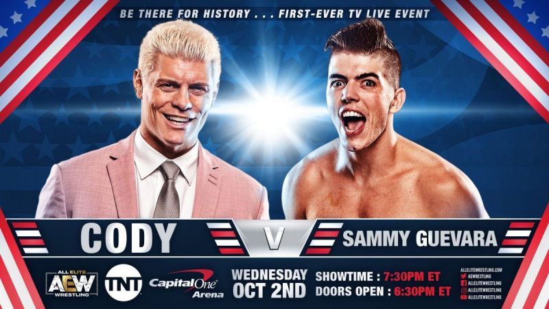 Cody faces Sammy Guevara