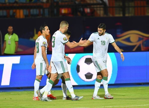 Algeria scored three goals to see off Colombia in the international friendly.