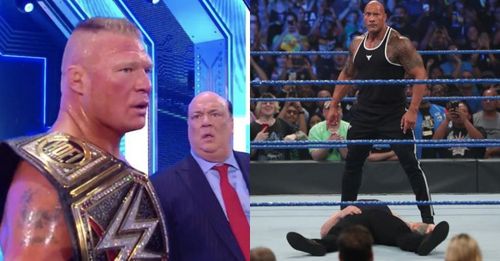 Lesnar was confronted by a ghost of his past