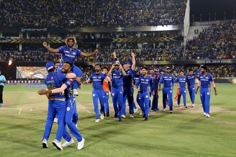 Mumbai Indians&#039; winning moment of IPL 2019 final