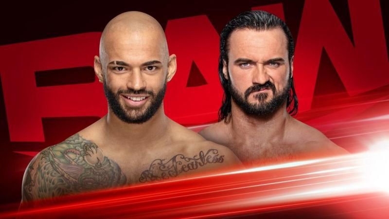 Ricochet faces Drew McIntyre in singles action tonight