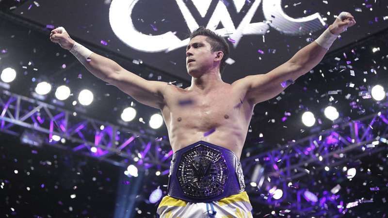 The inaugural Cruiserweight Champion, TJP.