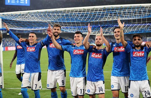 A win worth celebrating for Napoli as they beat Liverpool in their Champions League opener