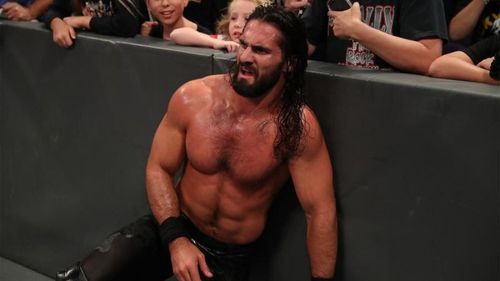 Seth Rollins' face describes the reaction to the main event of Hell in a Cell