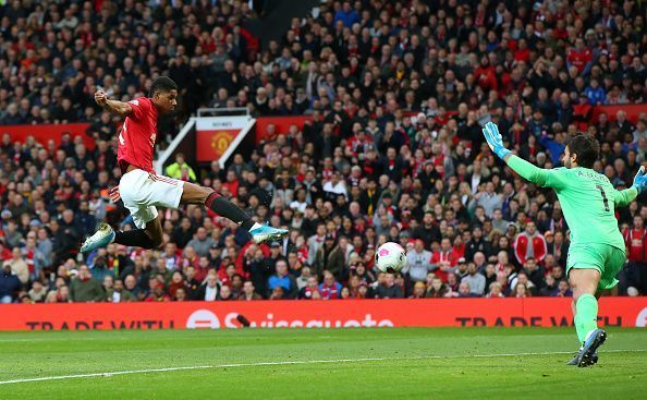 Rashford scored a brilliant goal on the counter against Liverpool