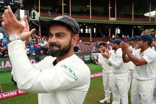 Virat Kohli and his team