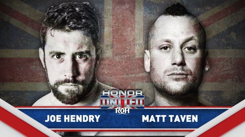 Joe Hendry will take on Matt Taven on the tour