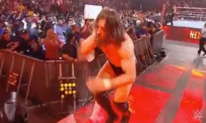 Daniel Bryan collapsed on the ramp last night