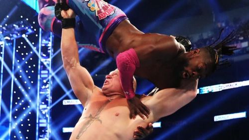 Brock Lesnar and Kofi Kingston