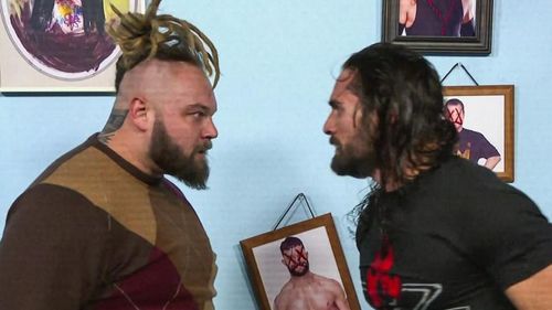 Seth Rollins (right) has finally responded to The Fiend