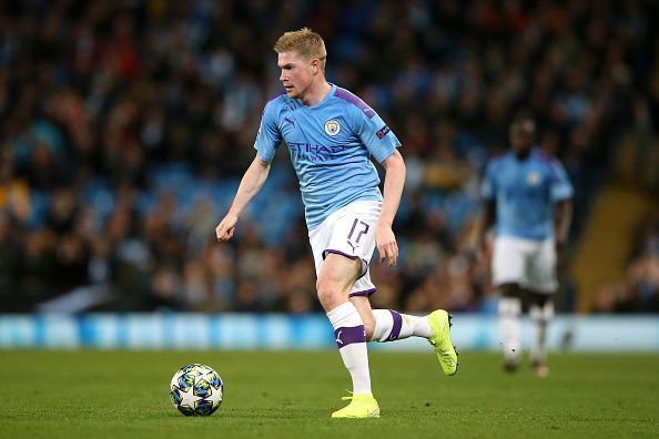 Manchester City v Atalanta - Kevin De Bruyne in action