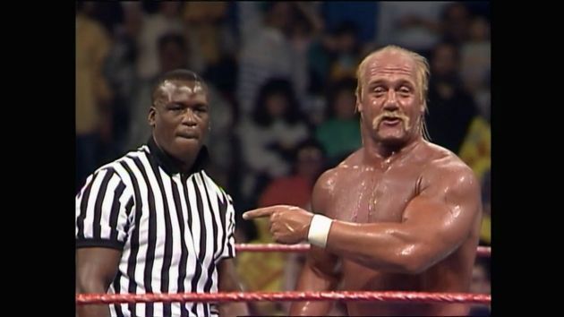 Hulk Hogan with Buster Douglas