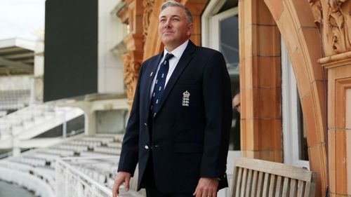 England head coach Chris Silverwood at Lord's.