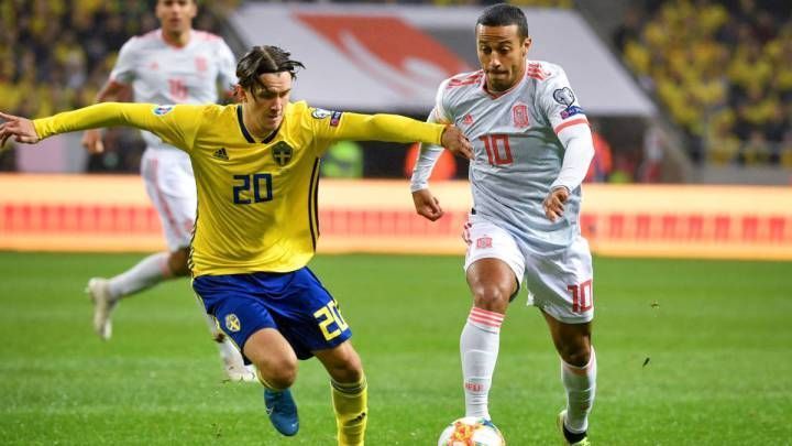 Spain and Sweden played out an entertaining 1-1 draw