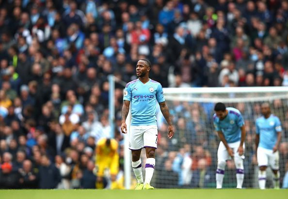 Manchester City's Raheem Sterling