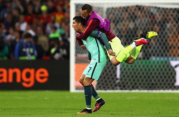 Cristiano Ronaldo got his first-ever international trophy at UEFA Euro 2016.